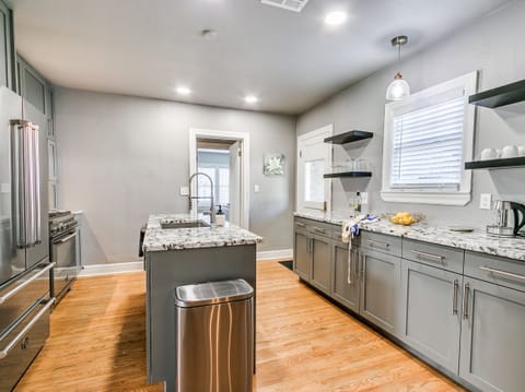 Prepare your family's favorite meals in the stocked kitchen.