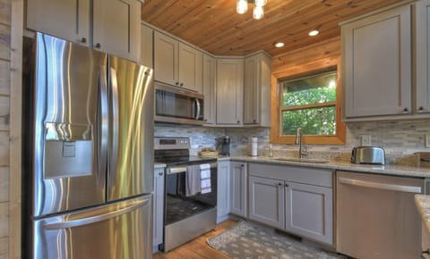 Fully stocked kitchen