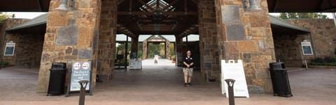 Plan a family day at the nearby OKC Zoo entrance.