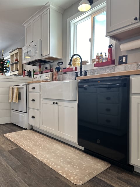 Kitchen/Sink Area/Dishwasher/Stove/Oven.
