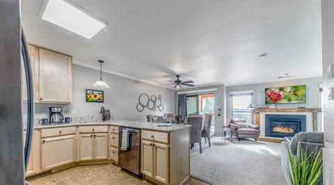 Entry opens up into fully equipped and upgraded kitchen