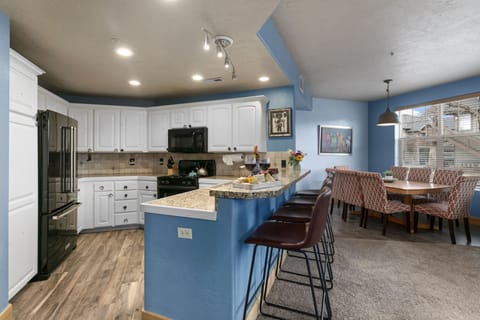 Kitchen with plenty of storage space
