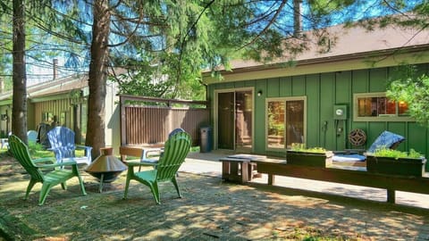 Back patio is perfect place to unwind and roast some marshmallows