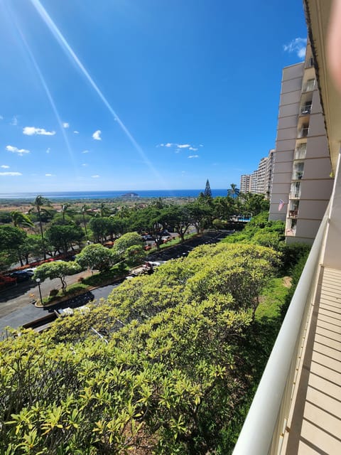 view from lanai towards Pacific ocean