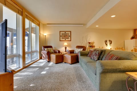 Granby Vacation Rental | 2BR | 2BA | 1,115 Sq Ft | Stairs Required
