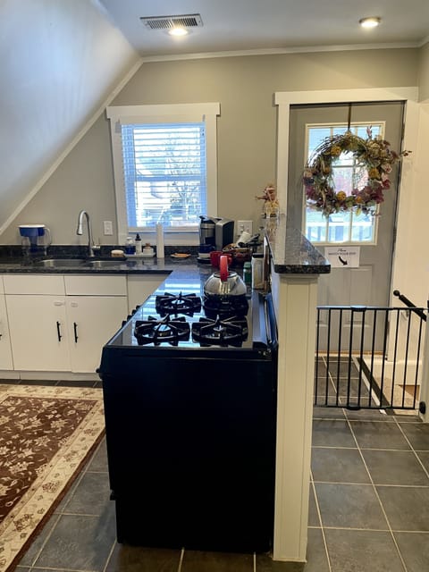 Fully stocked kitchen