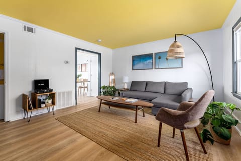 Coastal and Surf inspired living room