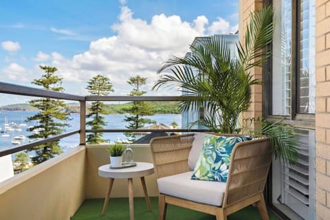 Take in water views straight from the balcony, an idyllic spot to watch the sunrise over your morning coffee.