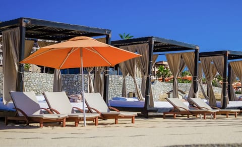 Beachside cabanas