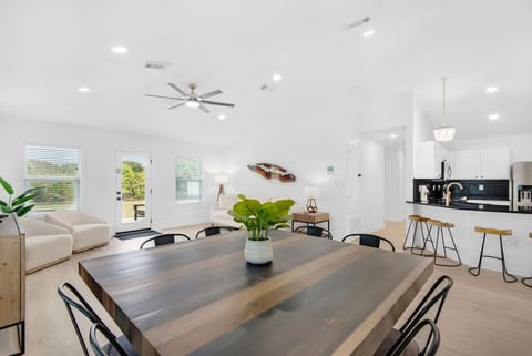 Dining to living room view