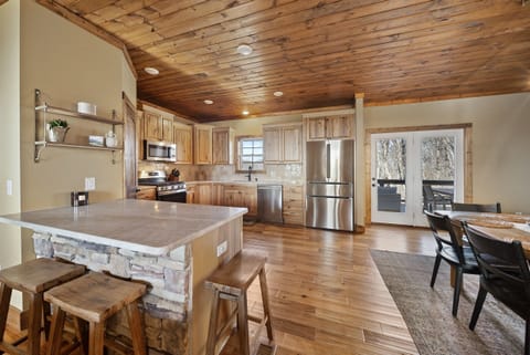 Spacious Kitchen with Stainless Steel Appliances