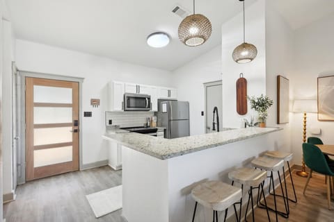 Fully stocked kitchen