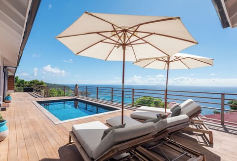 Nice pool, terrace with sun loungers, well exposed to the sun. Gas barbecue. 