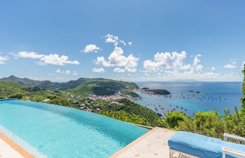 Heated pool 4.5 x 15 m, heated jacuzzi, terrace with deck chairs, outdoor lounge area. Gas barbecue. 