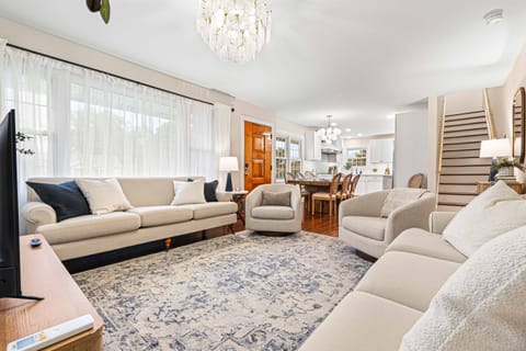 Relax & make memories! Gather with family & friends in this cozy living room, perfect for unwinding, sharing stories over coffee, or enjoying a movie night with plenty of seating!