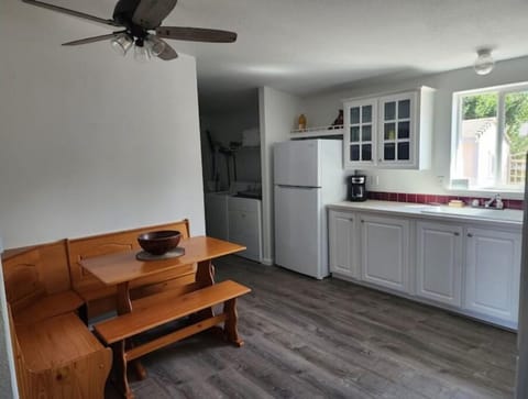 Some games and activities can be found under the benches.