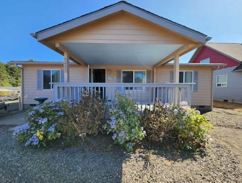 View of the main home and front porch