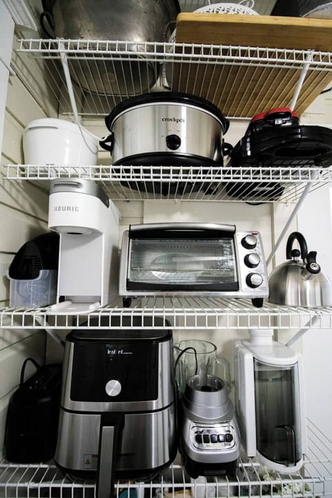 Small appliances are provided for your convenience
