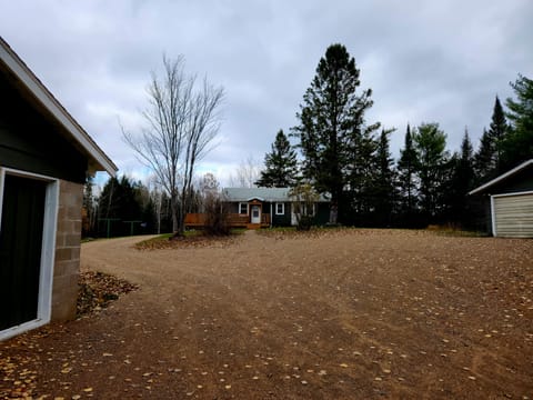 Looking from the main road