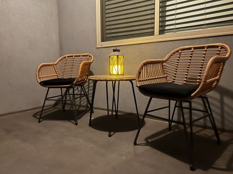 Enjoy some fresh air with comfy chairs