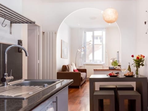 Kitchen and Living room