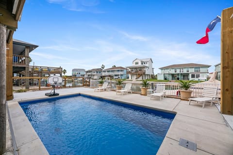 Relax by the outdoor private swimming pool!
