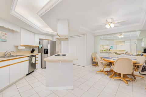 Fully stocked kitchen