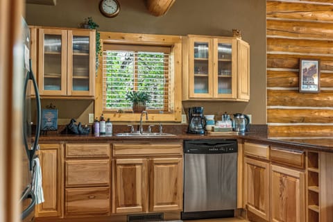 Fully-equipped kitchen.