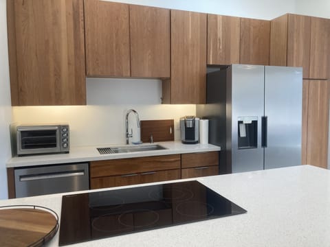 Modern new home with Kitchen Dishwasher, Cooktop, microwave & full size Fridge