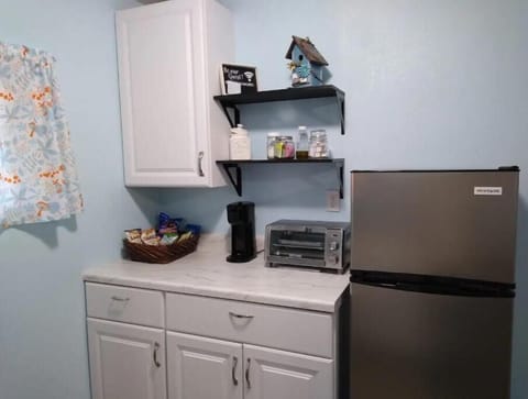 Enjoy coffee, tea, a snack, cold drink, or cook a meal.