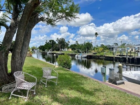 Canal with dock & Ocean Access