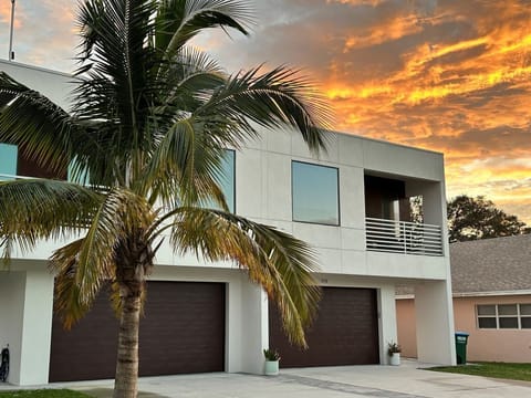 Front of Ocean East & West.  Two beautiful, spacious homes with private gardens