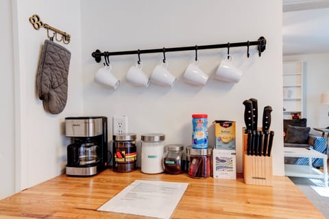 Complimentary locally roasted coffee