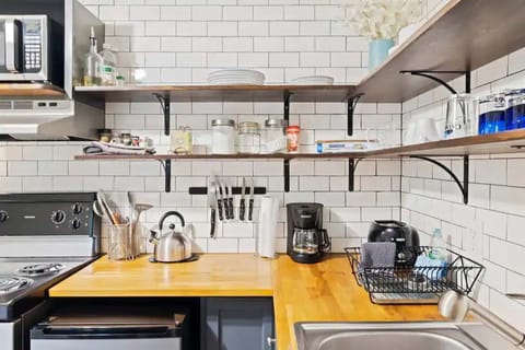 Complimentary locally roasted coffee in all of our suites.