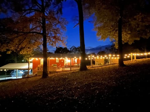 view of back of house showing off all of the outdoor living!