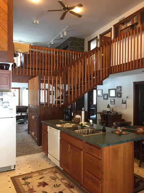 Kitchen. Stove, microwave, refrigerator dishwasher garbage disposal 