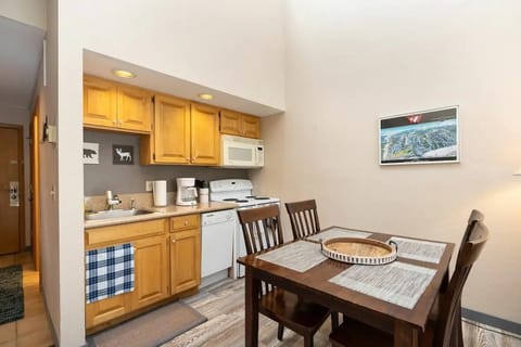 Dining and kitchen area