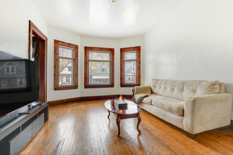 Buffalo Vacation Rental | 1BR | 1BA | 600 Sq Ft | Stairs to Access