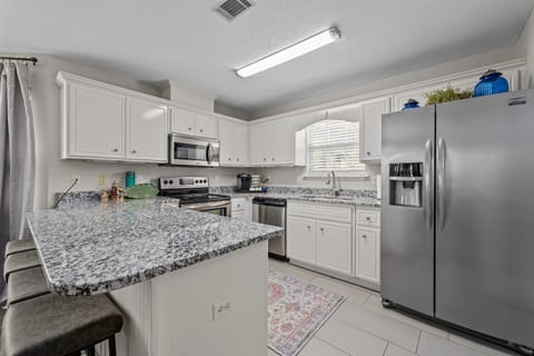 Fully stocked kitchen