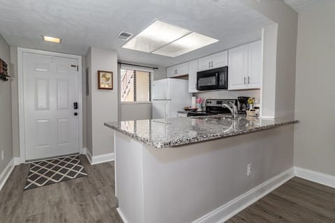Fully stocked kitchen