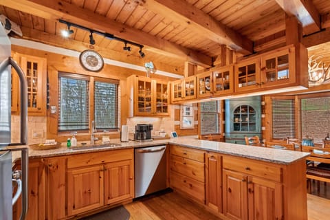 Spacious Kitchen with Adjacent Dining Area