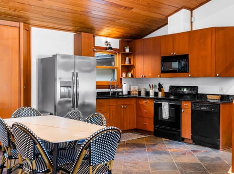 Savor the simplicity of a fully stocked kitchen, ready to turn your vacation into a delicious retreat.
