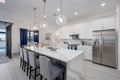 Kitchen is Open to Living Room and Dining Room