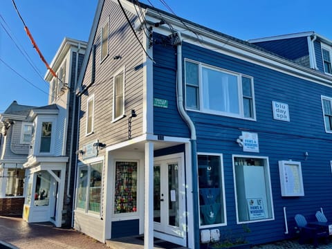 Condominium located on the upper two floors of this building above the pet store