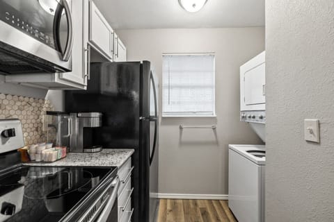 Washer and dryer off the kitchen for your use