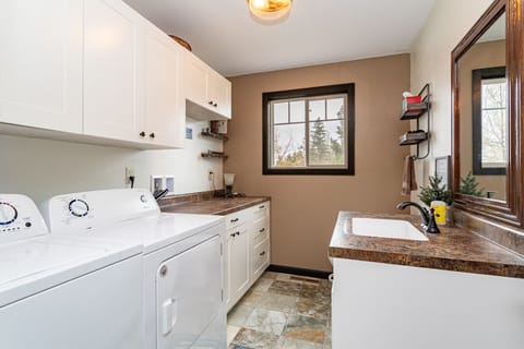 Washer & Dryer and Half Bath on Main Level
