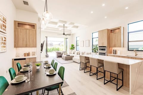Gourmet Kitchen with Dining Area.