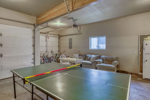 Ping Pong Table and Garage