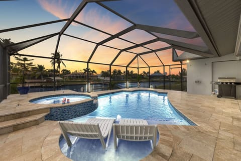 Picture yourself taking in the amazing sunset fro your in-water lounge chai!
