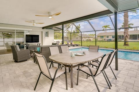 Cape Coral Vacation Rental | 3BR | 2BA | 1,600 Sq Ft | 2 Steps to Access